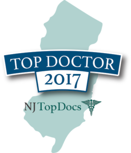NJTopDocs 'Top Doctor 2017' badge